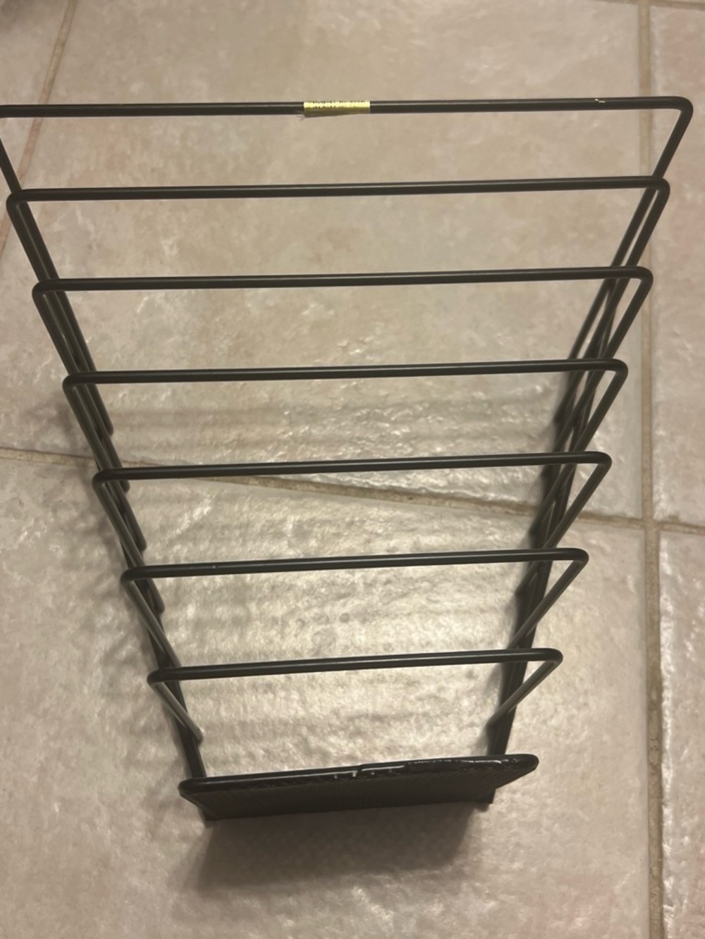 Black Wire Magazine Rack - Home Storage & Organization